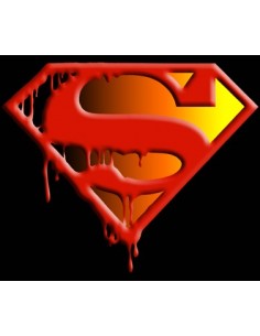 Camiseta Superman logo muerte de Superman manga corta 2