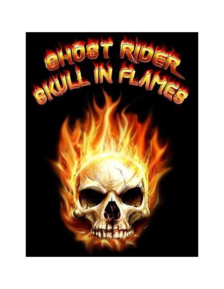 Camiseta Ghost Rider Skull manga corta