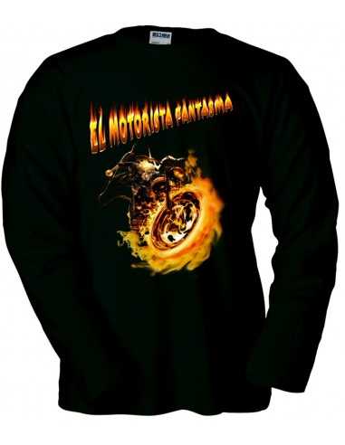 Camiseta Ghost Rider Skull manga larga Camiseta Ghost Rider Skull manga larga
