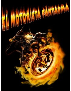 Camiseta Ghost Rider Motorista Fantasma manga corta 2