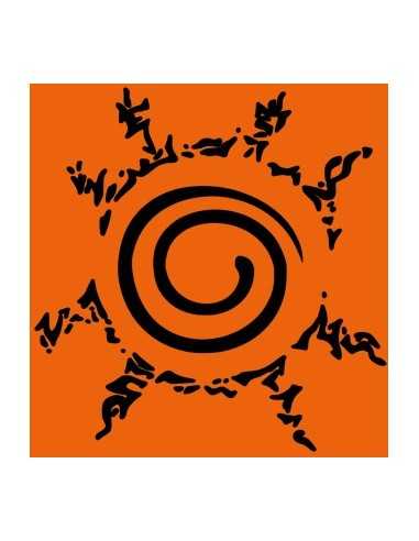 Camiseta Naruto Sello naranja manga corta