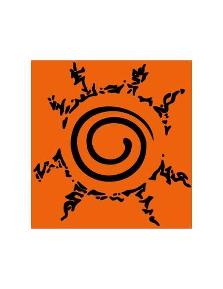 Camiseta Naruto Sello naranja manga corta