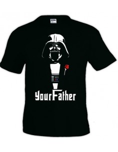 Camiseta Darth Vader Your Father manga corta