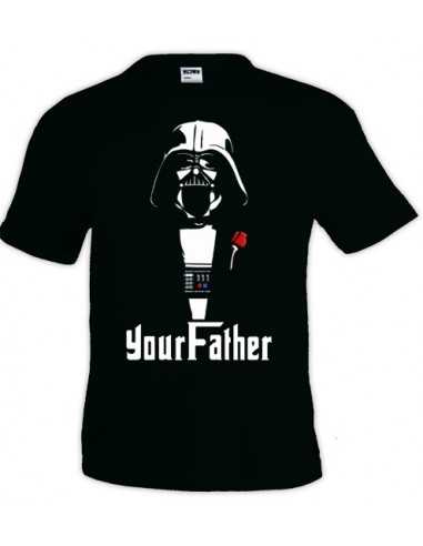 Camiseta Darth Vader Your Father manga corta