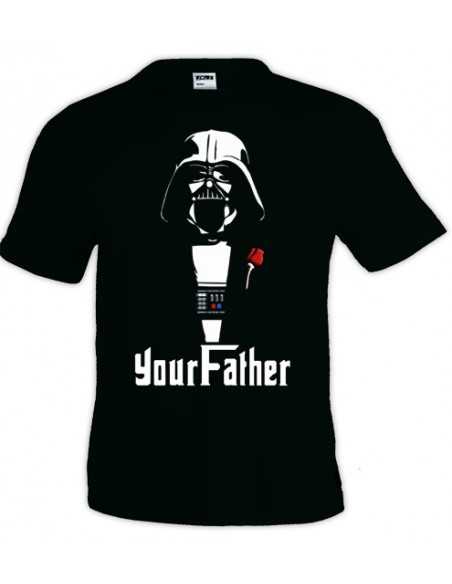 Camiseta Darth Vader Your Father manga corta