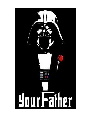 Camiseta Darth Vader Your Father manga corta