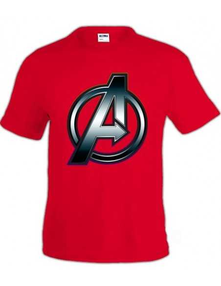 Camiseta The Avengers "Symbol" Roja manga corta Camiseta The Avengers "Symbol" Roja manga corta