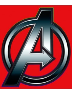 Camiseta The Avengers "Symbol" Roja manga corta 2