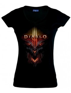 Camiseta Diablo III "Devil"chica