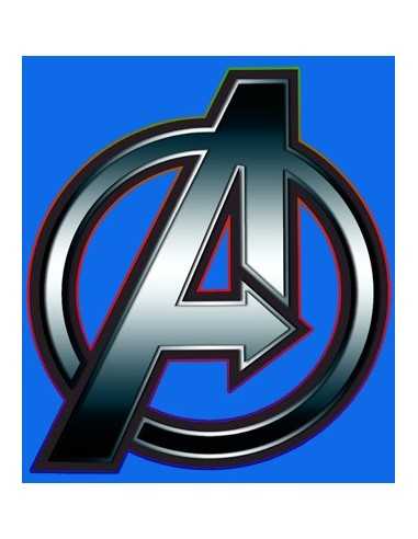 Camiseta The Avengers "Symbol" Azul manga corta Camiseta The Avengers "Symbol" Azul manga corta