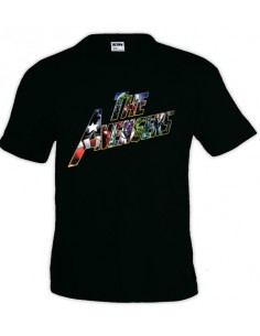Camiseta The Avengers 2012 manga corta