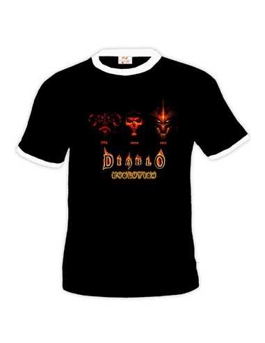 Camiseta Diablo III Evolution Boston