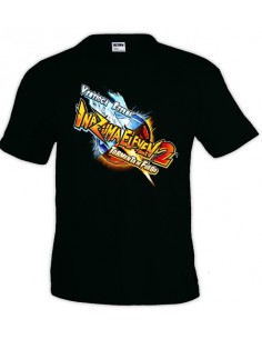 Camiseta Inazuma Eleven 2 doble técnica negra manga corta