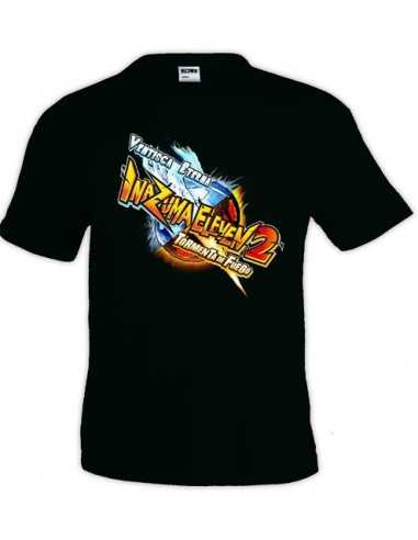 Camiseta Inazuma Eleven 2 doble técnica negra manga corta