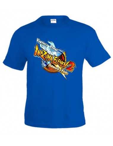 Camiseta Inazuma Eleven 2 doble técnica Azul manga corta