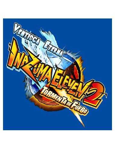 Camiseta Inazuma Eleven 2 doble técnica Azul manga corta