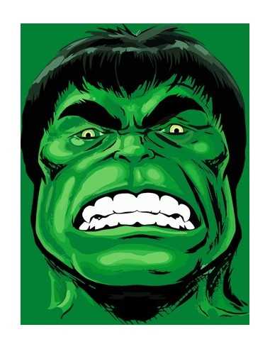 Camiseta Hulk green manga corta