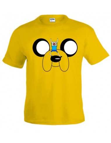 Camiseta Hora de Aventuras Jake amarilla manga corta