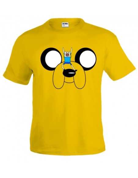 Camiseta Hora de Aventuras Jake amarilla manga corta