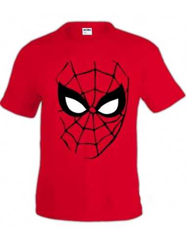 Camiseta Spiderman "Face" manga corta