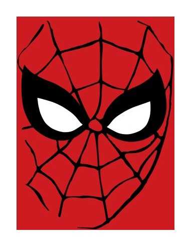 Camiseta Spiderman "Face" manga corta