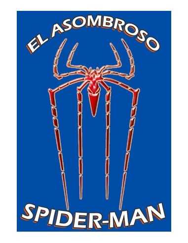 Camiseta Spiderman "El Asombroso" azul manga corta