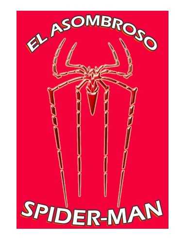Camiseta Spiderman "El Asombroso" roja manga corta