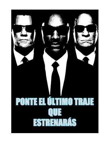 Camiseta Men In Black "Último Traje"