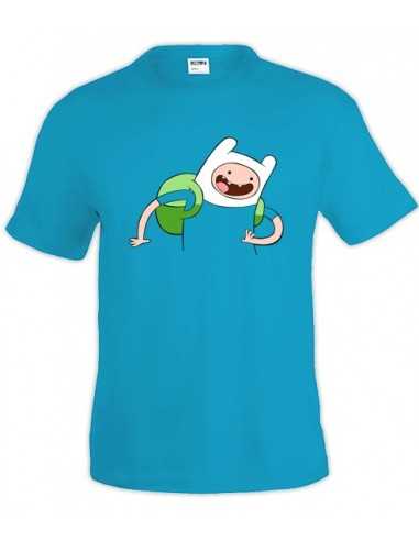 Camiseta hora de aventuras Blue Finn Camiseta hora de aventuras Blue Finn