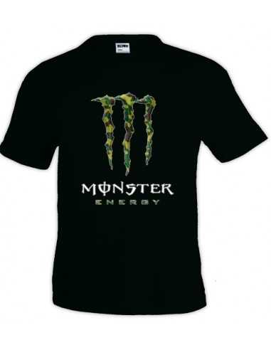 Camiseta Monster Energy camuflaje