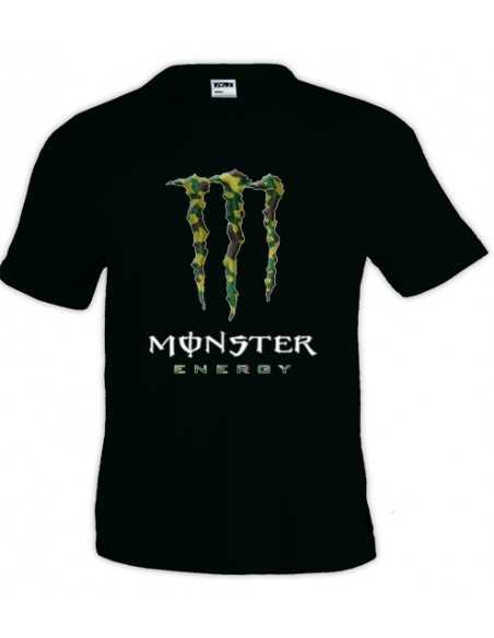 Camiseta Monster Energy camuflaje