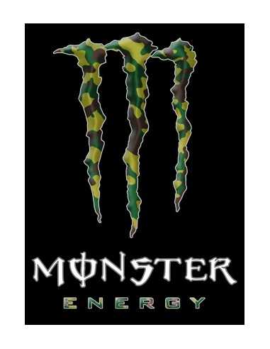 Camiseta Monster Energy camuflaje