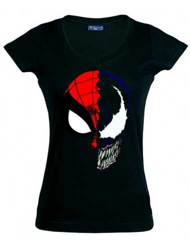 Camiseta Spiderman - Venon, negra ,manga corta chica Camiseta Spiderman - Venon, negra ,manga corta chica