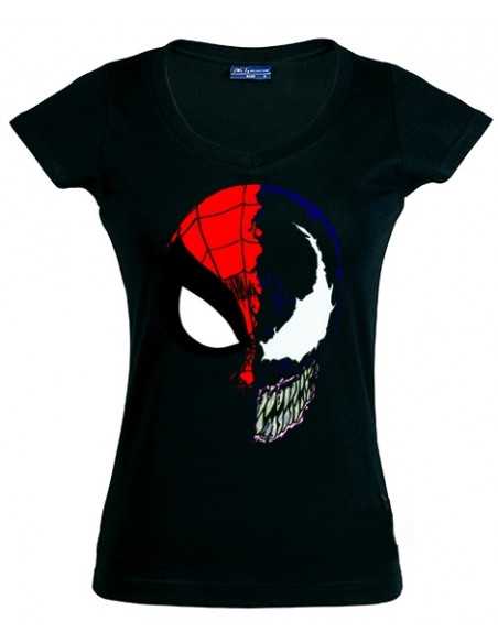 Camiseta Spiderman - Venon, negra ,manga corta chica Camiseta Spiderman - Venon, negra ,manga corta chica
