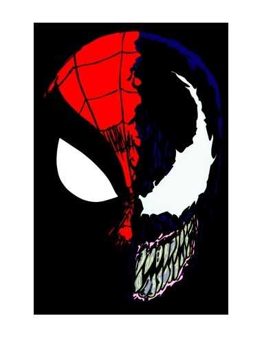 Camiseta Spiderman - Venon, negra ,manga corta chica Camiseta Spiderman - Venon, negra ,manga corta chica