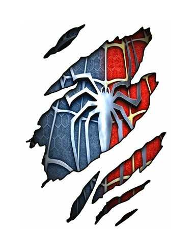 Camiseta "soy spider man" manga corta unisex