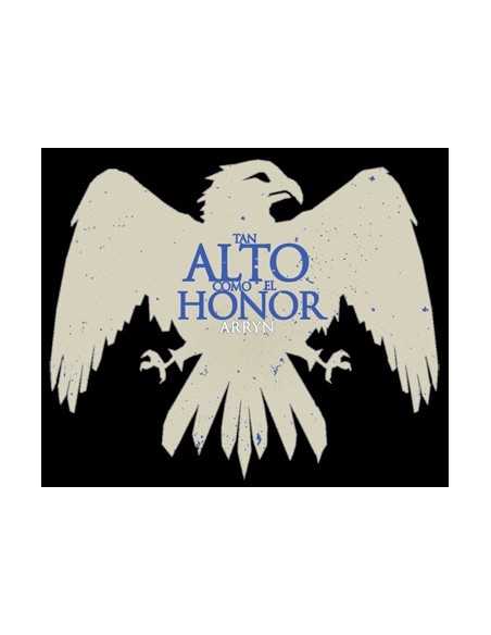 Camiseta juego de tronos Casa Arryn manga corta negra