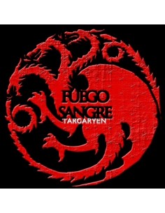 camiseta juego de tronos-Casa Tagaryen-manga corta chica 2