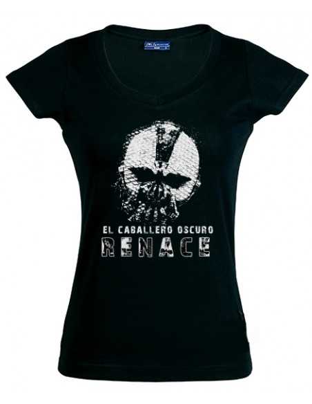 Camiseta "caballero oscuro renace" de chica manga corta