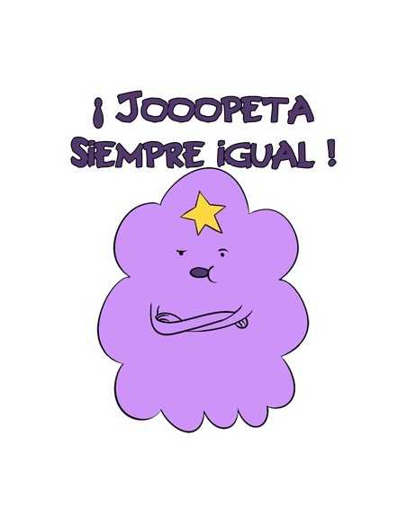 Camiseta hora de aventuras -Princesa bultos- blanca unisex