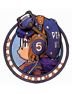 Camiseta Arale escudo manga corta chica blanca 2