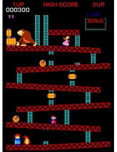 Camiseta Donkey kong recreativa ,manga corta de chica 2