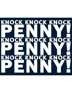 Camiseta The Big Bang Theory -knock Penny-manga corta 2
