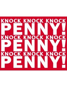 Camiseta The Big Bang Theory -knock Penny-manga larga roja 2