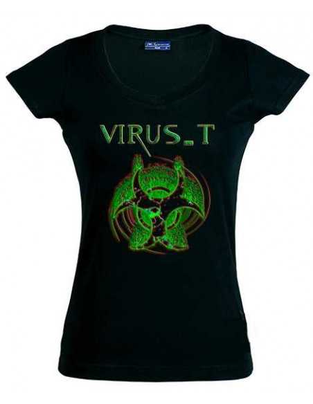 Camiseta Resident evil 6 -Virus_T- de chica manga corta