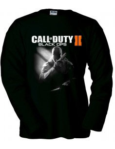 Camiseta Call Of Duty Black Ops 2 Prestigio manga larga negra
