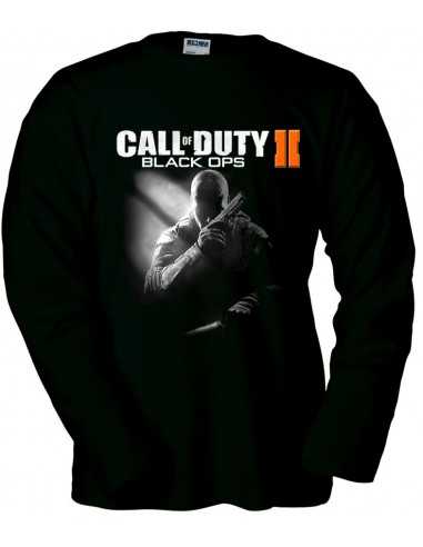 Camiseta Call Of Duty Black Ops 2 Prestigio manga larga negra