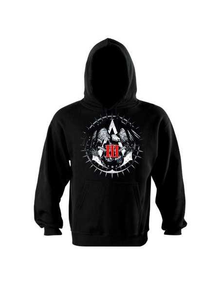 Sudadera Assassin´s Creed 3 Join or Die edición especial -color negro con capucha