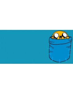 Camiseta de Hora de Aventuras-Jake Bolsillo- manga corta 2