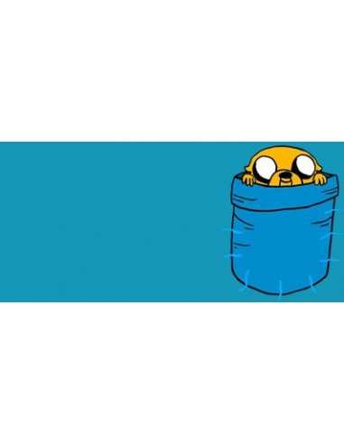 Camiseta de Hora de Aventuras-Jake Bolsillo- manga corta